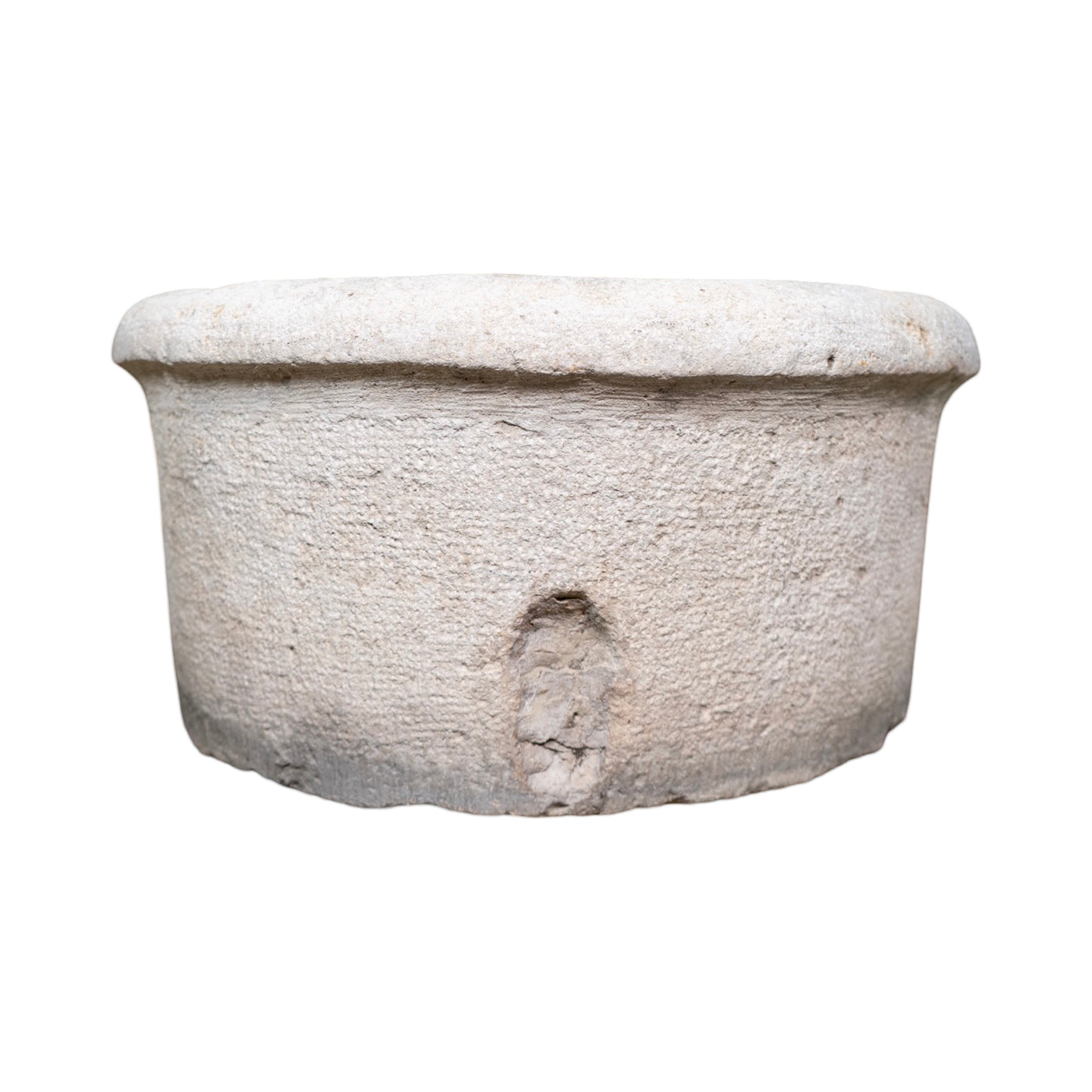 Antique French Burgundy Limestone Wall Sink (S-ZMYW)