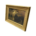 Antique French Gold Leaf Framed Painting (HD-SFHM)