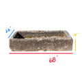 Antique French Limestone Low-line Trough (T-TERP)