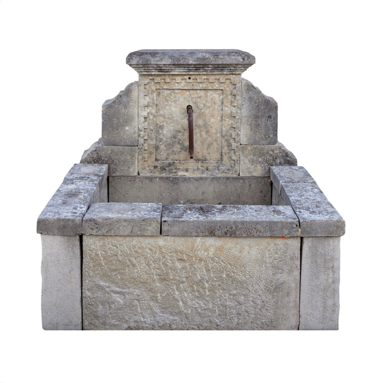 Antique French Limestone Wall Fountain (T-ZLFJ)