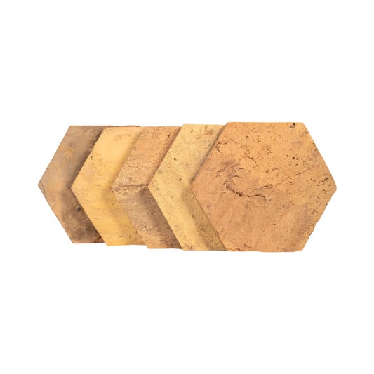 Reclaimed French Terracotta Hexagonal Tile