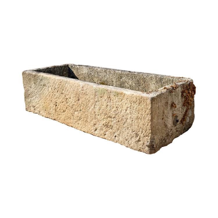 Antique French Limestone Trough