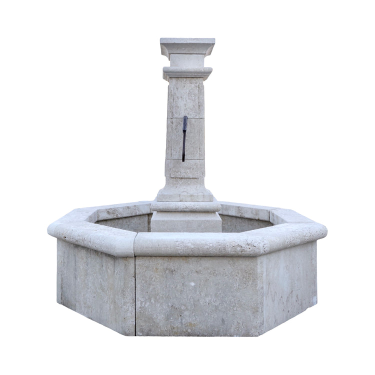 Contemporary French Limestone Central Fountain (FO115)