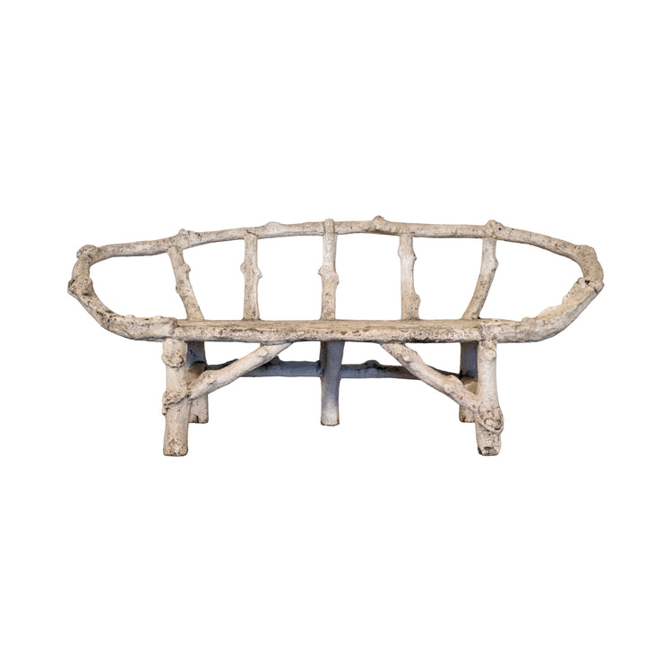 French Faux Bois Bench (GE-REHS)