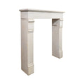 Antique French Limestone Mantel (M-PLNZ)