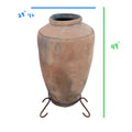 Antique French Terracotta Water Jar Vessel (V-ACVT)