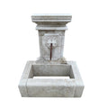 Contemporary French Limestone Wall Fountain (F-SYMB)