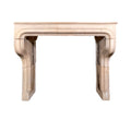 Antique French Limestone Mantel (M-QENZ)
