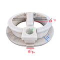 Contemporary French Limestone Central Fountain with Floral Basins (FO132)