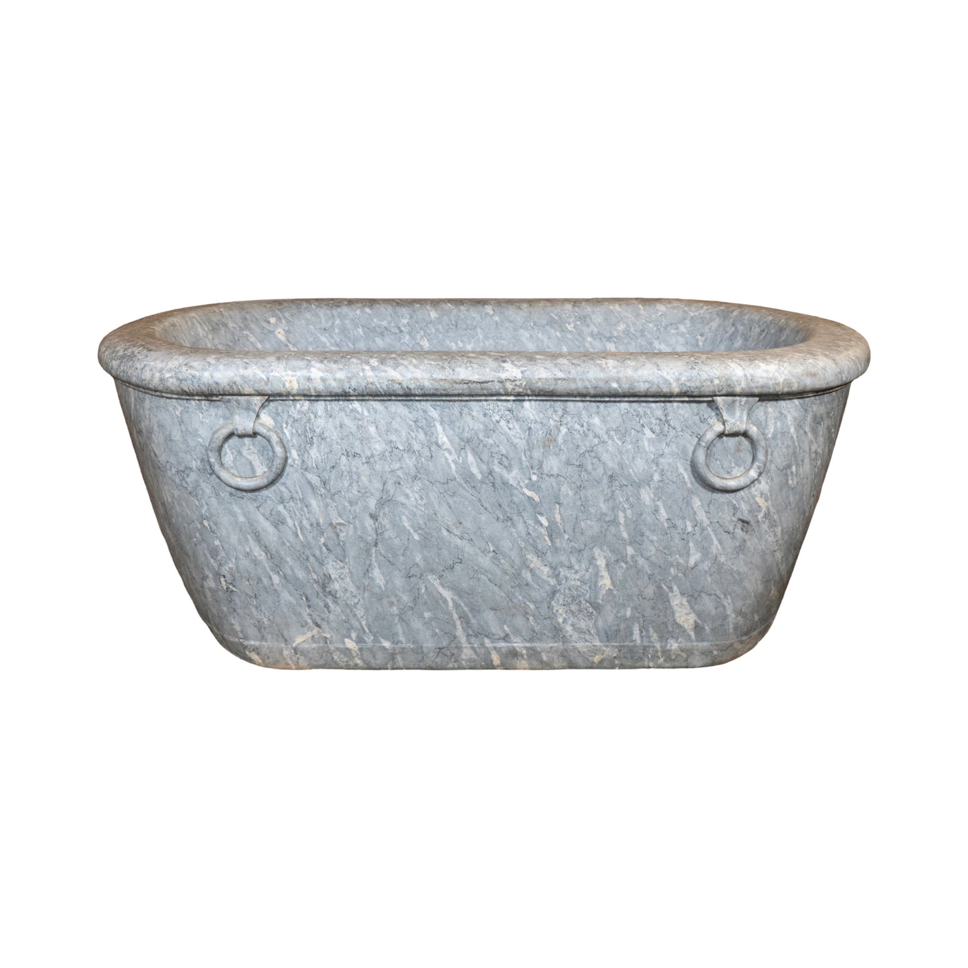 Antique Italian Light Grey Paloma Marble Bathtub (MS234)