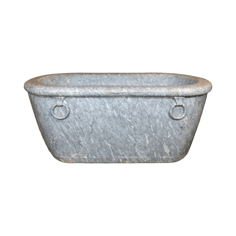 Italian Light Grey Paloma Marble Bathtub