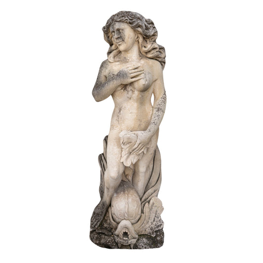 Italian Limestone Venus Sculpture