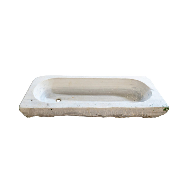 French White Carrara Marble Sink