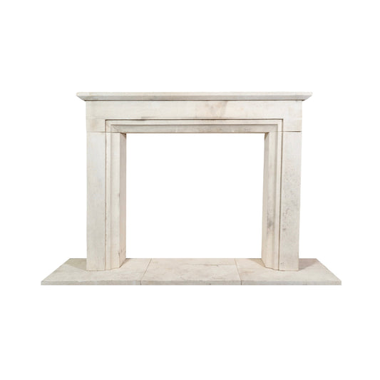 Contemporary French Limestone Mantel (M-AKFG)