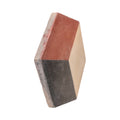 Reclaimed French Encaustic Hexagonal Geometric Concrete Tile (ET-UGXT)