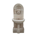 Contemporary French Limestone Bacchus Wall Fountain (F-QFGV)