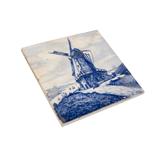 Belgian Glazed Delft Stippling Tiles