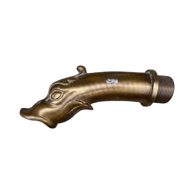 French Brass Dolphin Grotesque Water Spout