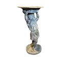 Antique French Pewter Cherub Birdbath (GE-EVLT)