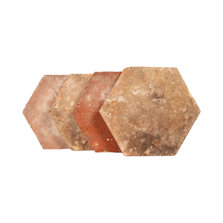 Reclaimed French Terracotta Hexagonal Tile