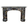 Antique Italian Portoro Black Marble Mantel (M-SALG)