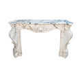 Antique French Statuario Marble Mantel (M-XHZV)