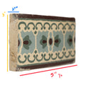 Reclaimed French Encaustic Concrete Border Tile (ET-HGMQ)