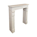 Antique French Limestone Mantel (M-PLNZ)