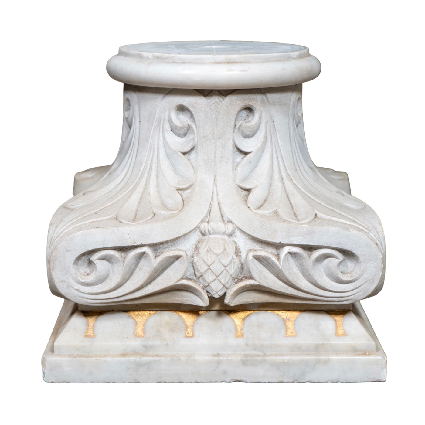 Antique Italian Marble Base (GE-TGFV)