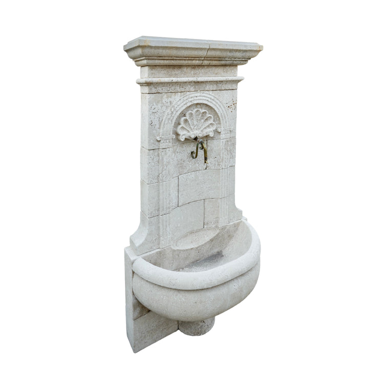 Contemporary French Limestone Wall Fountain (FO21)