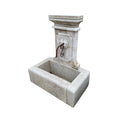 Contemporary French Limestone Wall Fountain (F-SYMB)