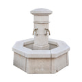 Contemporary French Limestone Central Fountain (F-LMDA)