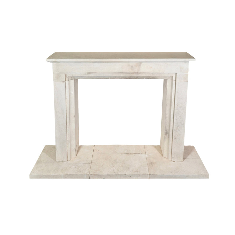 Contemporary French Limestone Mantel