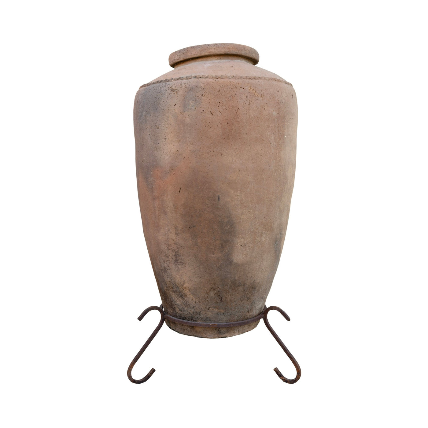 Antique French Terracotta Water Jar Vessel (V-ACVT)