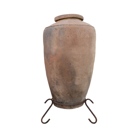 Antique French Terracotta Water Jar Vessel (V-ACVT)