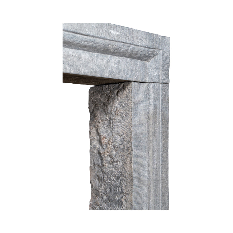 Antique Belgian Bluestone Mantel (M-CBKJ-A)