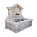 Antique French Limestone Wall Fountain (F-NWHM)