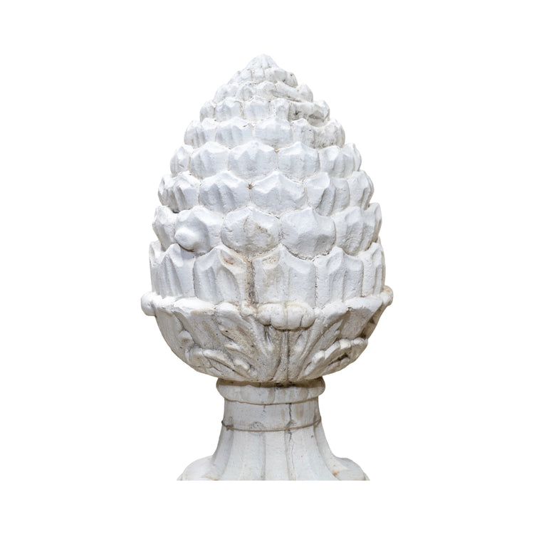 French Limestone Acorn Sculpture