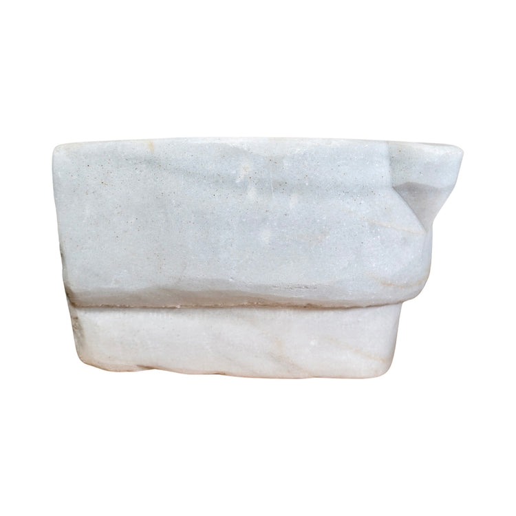 Greece White Veined Carrara Marble Sink