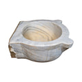 Antique French White Carrara Marble Sink (S-FHMG)