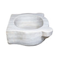 Antique French White Carrara Marble Sink (S-LNQP)