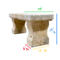 Antique French Limestone Bench (GE-BNYQ)