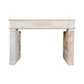 Antique French Limestone Mantel (M-XSGF)