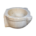 Antique French White Carrara Marble Sink (S-CFDL)