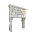 Antique French Limestone Fireplace (ALCH-561)