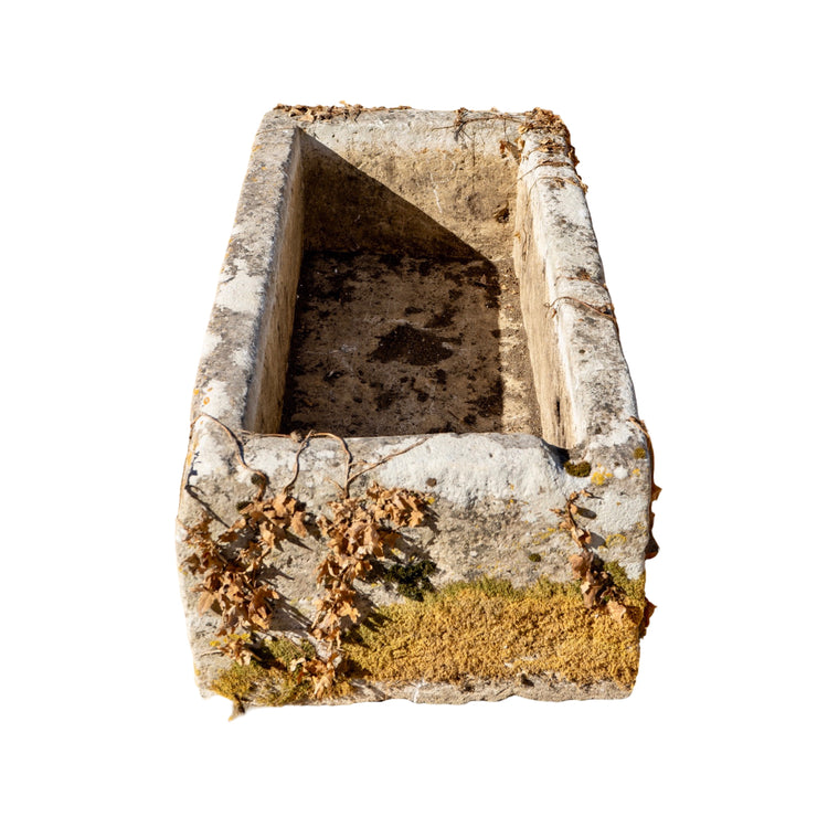 Antique French Limestone Trough