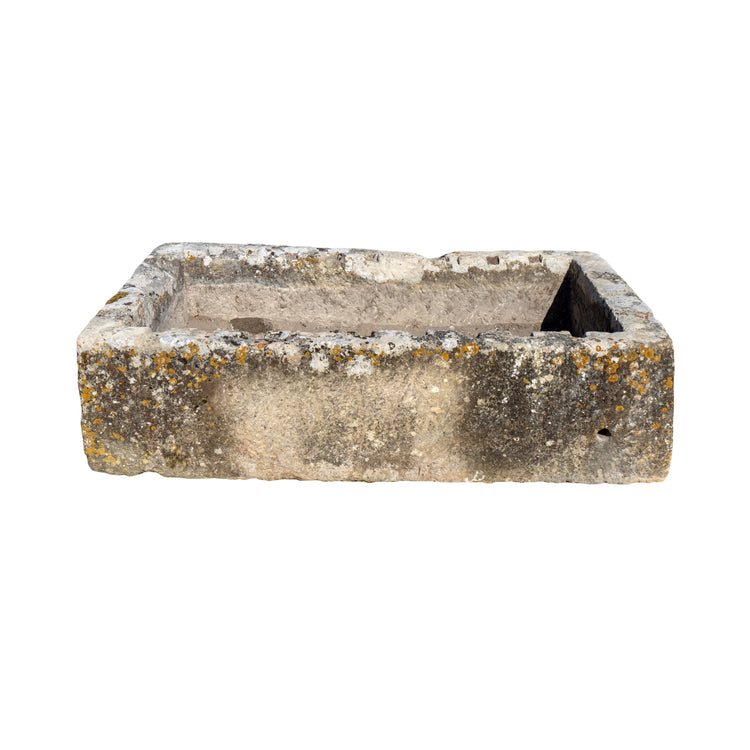 Antique French Limestone Trough