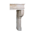 Antique French Limestone Mantel (ALCH636)