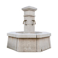 Contemporary French Limestone Central Fountain (F-LMDA)