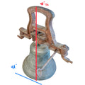 Antique Spanish Bronze & Iron Cathedral Bell (GE-KVWX)